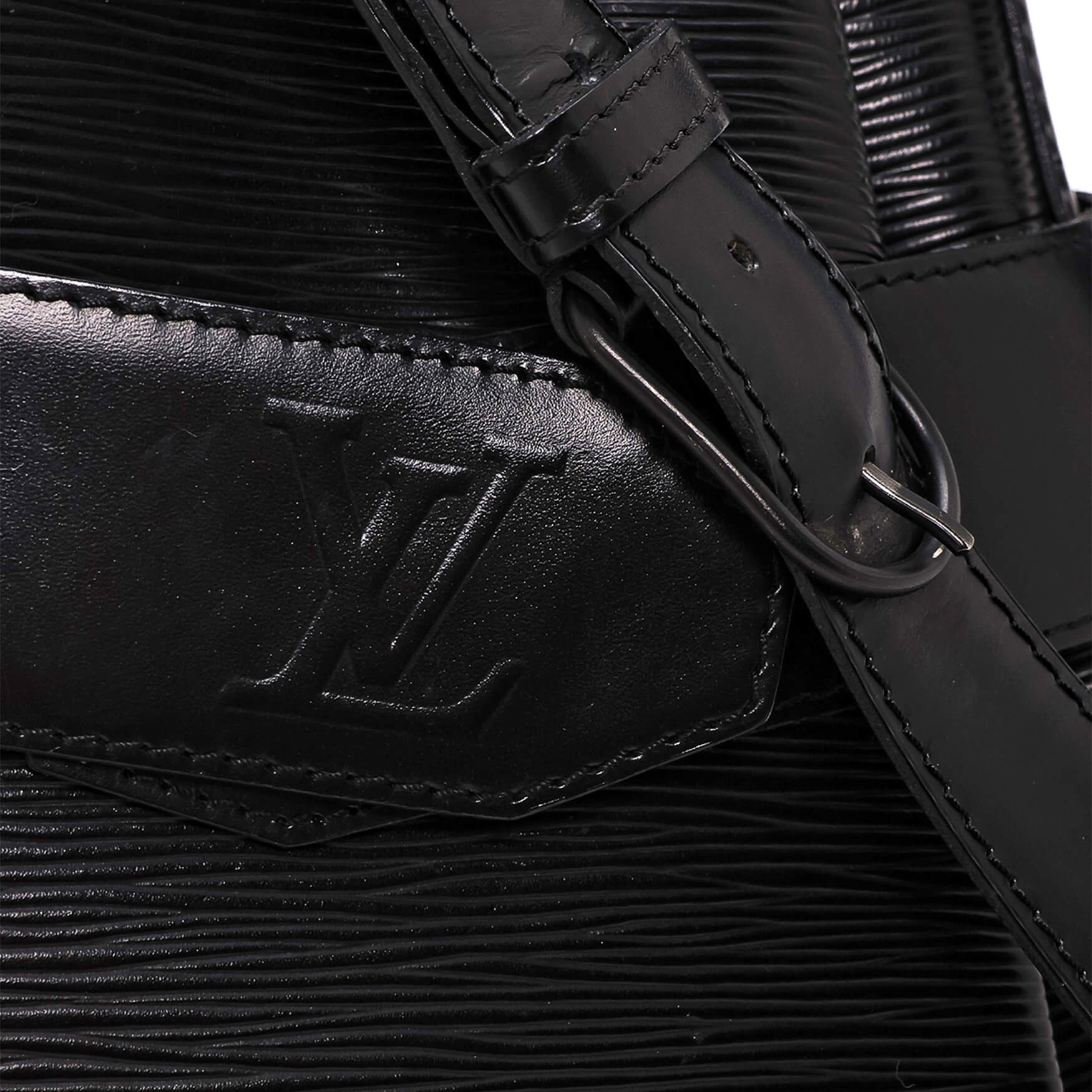 Louis Vuitton - Black Epi Leather Sac D'epaule PM Bag